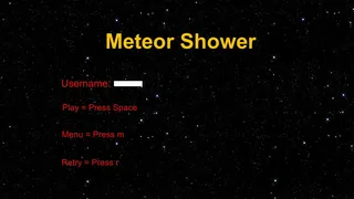 Скриншот 1 к игре Meteor Shower