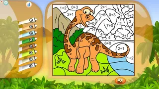 Скриншот 1 к игре Color by Numbers - Dinosaurs
