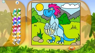 Скриншот 5 к игре Color by Numbers - Dinosaurs