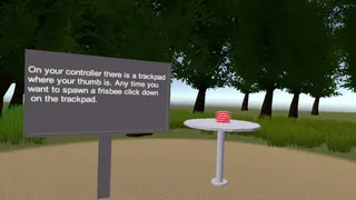 Скриншот 1 к игре Disc Golf VR
