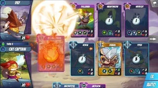 Скриншот 2 к игре Tap Cats: Epic Card Battle