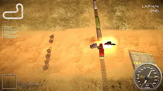 Скриншот 3 к игре Rock n' Rush: Battle Racing