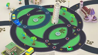 Скриншот 6 к игре Car Puzzle: Round Ways