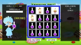 Скриншот 1 к игре Professor Watts Memory Match: Yummy Cupcakes