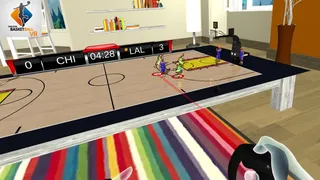 Скриншот 1 к игре Tabletop Basketball VR