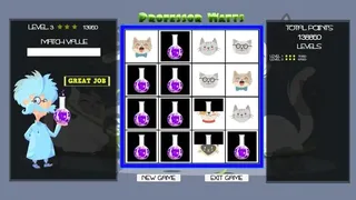 Скриншот 3 к игре Professor Watts Memory Match: Cats