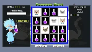 Скриншот 4 к игре Professor Watts Memory Match: Cats