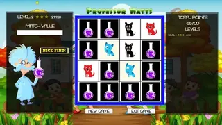 Скриншот 1 к игре Professor Watts Memory Match: Puppies