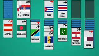Скриншот 1 к игре Solitaire: Learn the Flags!