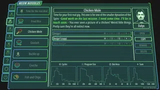 Скриншот 2 к игре Neon Noodles - Cyberpunk Kitchen Automation