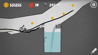 Скриншот 1 к игре Stickman Racer Road Draw 2