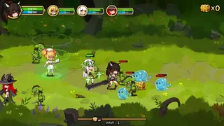 Скриншот 2 к игре Treasure chest Corps-結界を維持するため、魔物を退治した