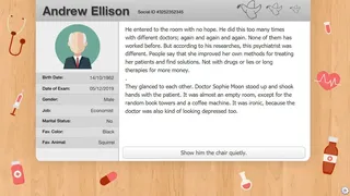Скриншот 1 к игре The Psychiatrist: Major Depression
