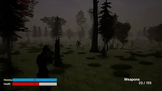 Скриншот 1 к игре Zombies In The Forest