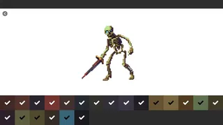 Скриншот 1 к игре Pixel Art Monster - Color by Number