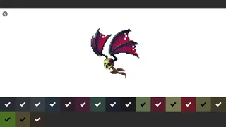 Скриншот 6 к игре Pixel Art Monster - Color by Number
