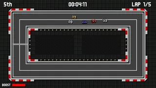 Скриншот 1 к игре Retro Pixel Racers