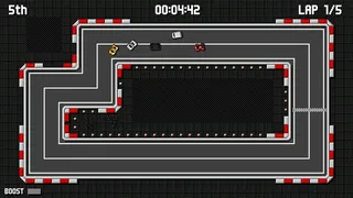 Скриншот 2 к игре Retro Pixel Racers