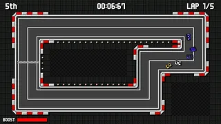 Скриншот 3 к игре Retro Pixel Racers