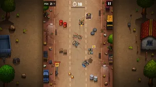 Скриншот 3 к игре Rude Racers: 2D Combat Racing