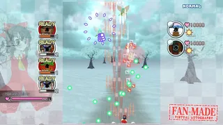 Скриншот 1 к игре 東方覚醒珠（※二次創作） ～ Fan-made Virtual Autography.