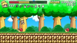 Скриншот 1 к игре Wonder Boy Returns Remix