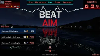 Скриншот 1 к игре Beat Aim - Rhythm FPS Trainer
