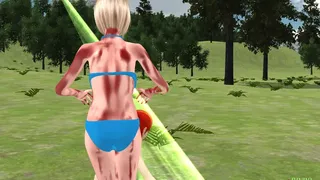 Скриншот 2 к игре Girl Kill Zombies