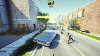 Скриншот 1 к игре Zombie Road Rider