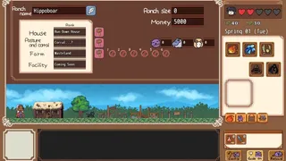 Скриншот 2 к игре Hippoboar Rancher ~かばいの牧場物語~