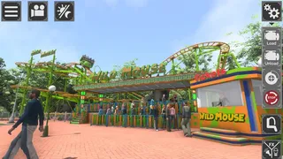 Скриншот 3 к игре Theme Park Simulator: Rollercoaster Paradise