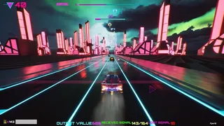 Скриншот 4 к игре Rhythmic Retro Racer
