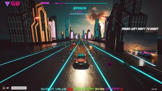 Скриншот 6 к игре Rhythmic Retro Racer