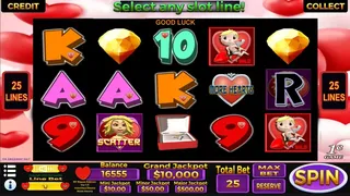 Скриншот 1 к игре Valentines Desire - Casino Slot Simulations