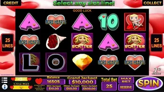 Скриншот 2 к игре Valentines Desire - Casino Slot Simulations