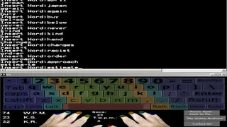 Скриншот 4 к игре Touch Typing Home Row Speed Grinder
