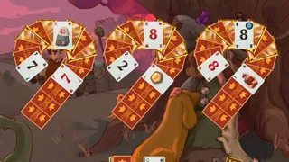 Скриншот 3 к игре Sweet Solitaire: School Witch