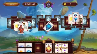 Скриншот 2 к игре Solitaire. Elemental Wizards