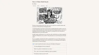 Скриншот 1 к игре Hero or Villain: Battle Royale