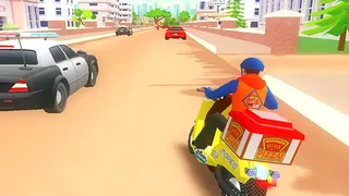 Скриншот 2 к игре Pizza Bike Rider