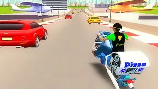 Скриншот 4 к игре Pizza Bike Rider