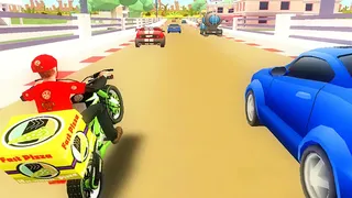 Скриншот 5 к игре Pizza Bike Rider