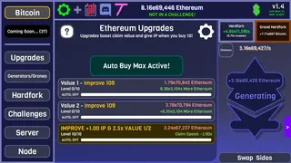 Скриншот 1 к игре CryptoClickers: Crypto Idle Game