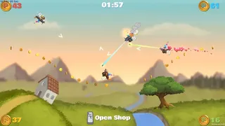 Скриншот 2 к игре The Prabbits: Happy Dogfights !