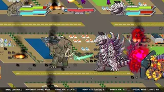 Скриншот 3 к игре Daikaiju Daikessen: Versus