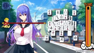 Скриншот 5 к игре Pretty Girls Mahjong Solitaire [BLUE]