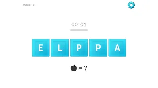 Скриншот 1 к игре Двигающиеся буквы