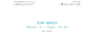 Скриншот 3 к игре Двигающиеся буквы