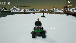 Скриншот 3 к игре Lawnmower Game: Racing