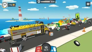Скриншот 1 к игре Zombie Derby: Pixel Survival